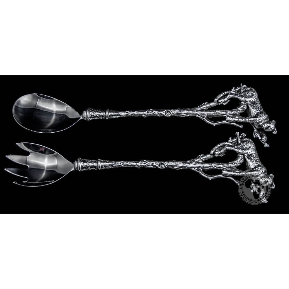 Leopard Salad Server - Earthangel