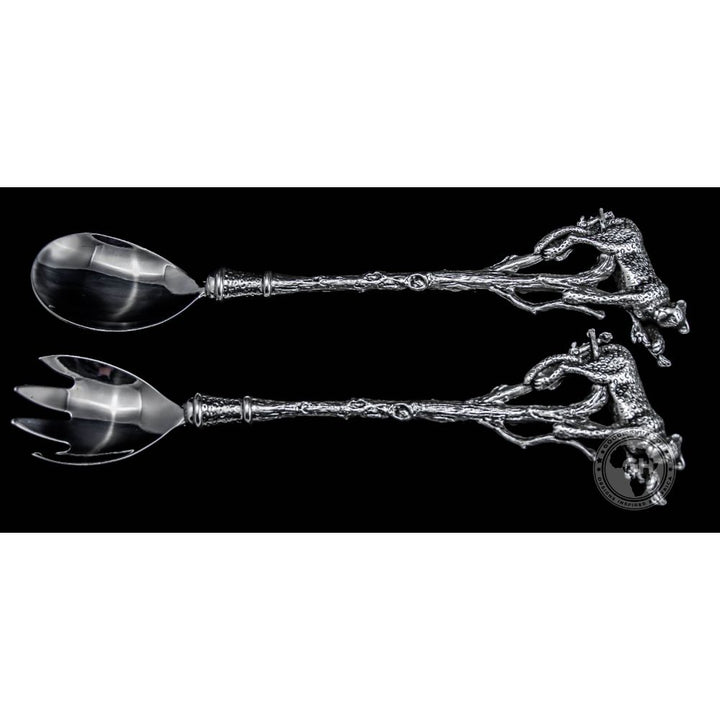 Leopard Salad Server - Earthangel