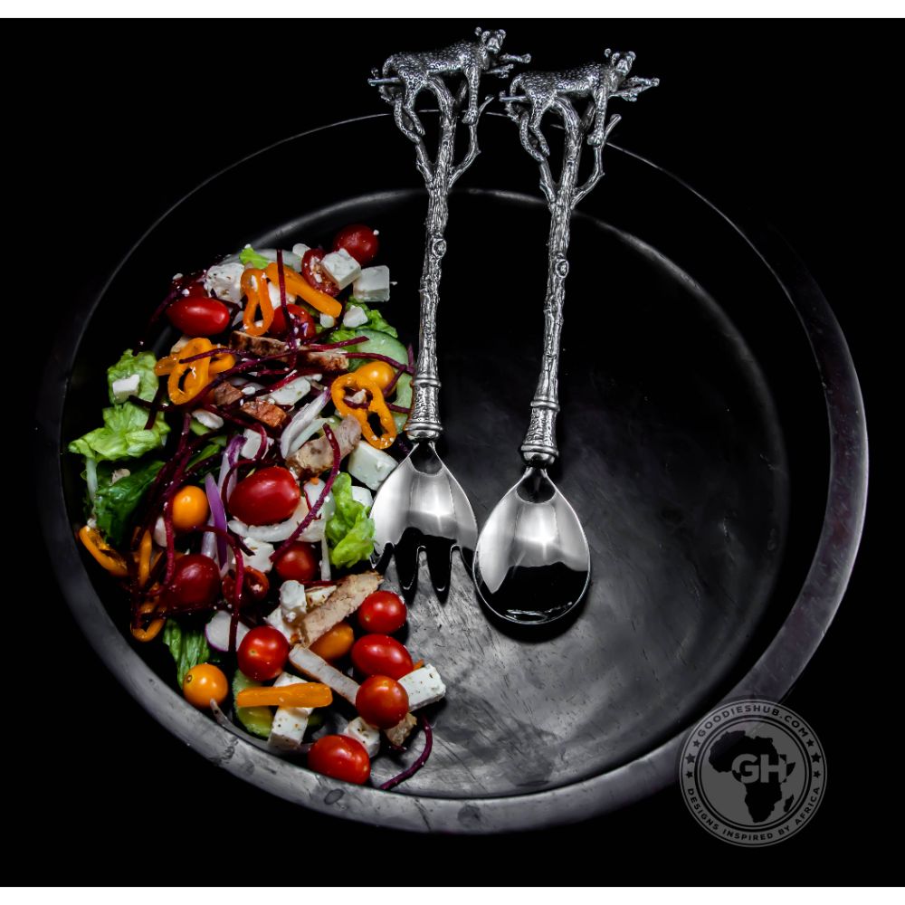 Leopard Salad Server - Earthangel