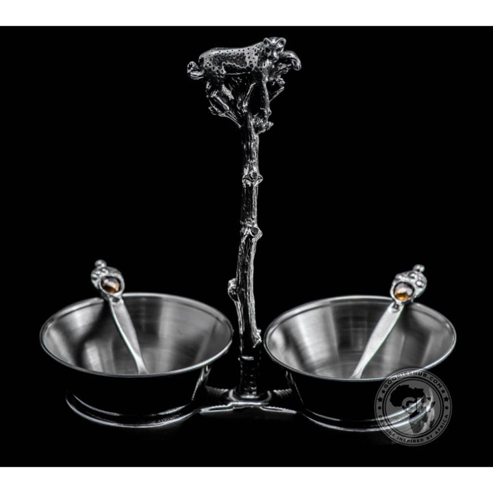Leopard Twin Bowl - Earthangel