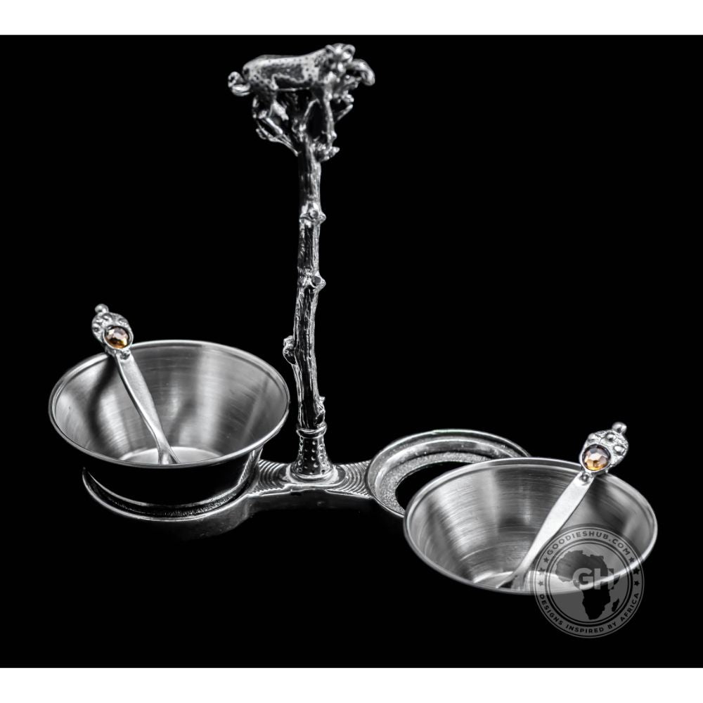 Leopard Twin Bowl - Earthangel