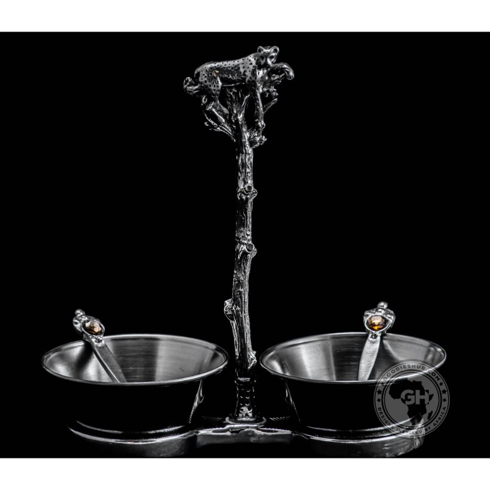 Leopard Twin Bowl - Earthangel