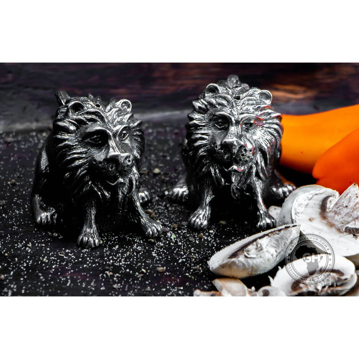 Lion Salt &amp; Pepper Set - Earthangel