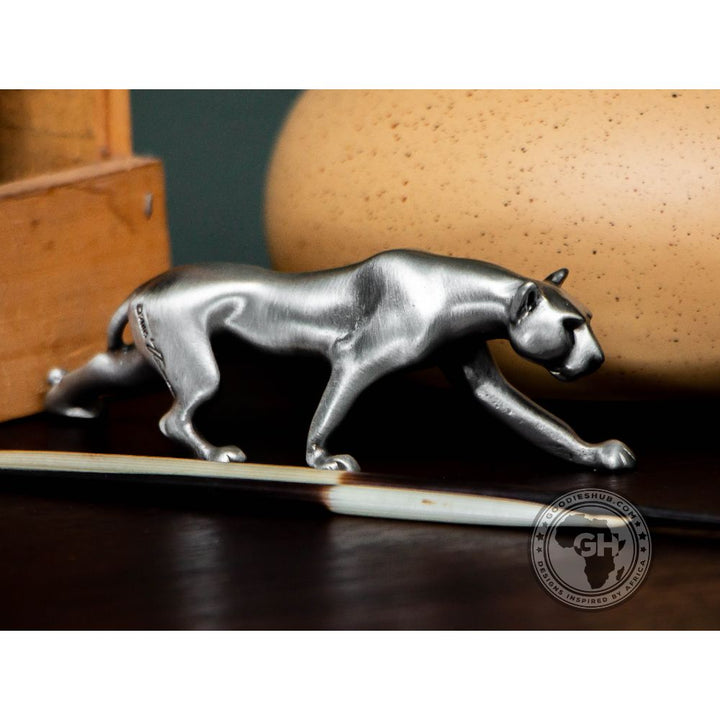 Lioness walking Pewter Sculpture