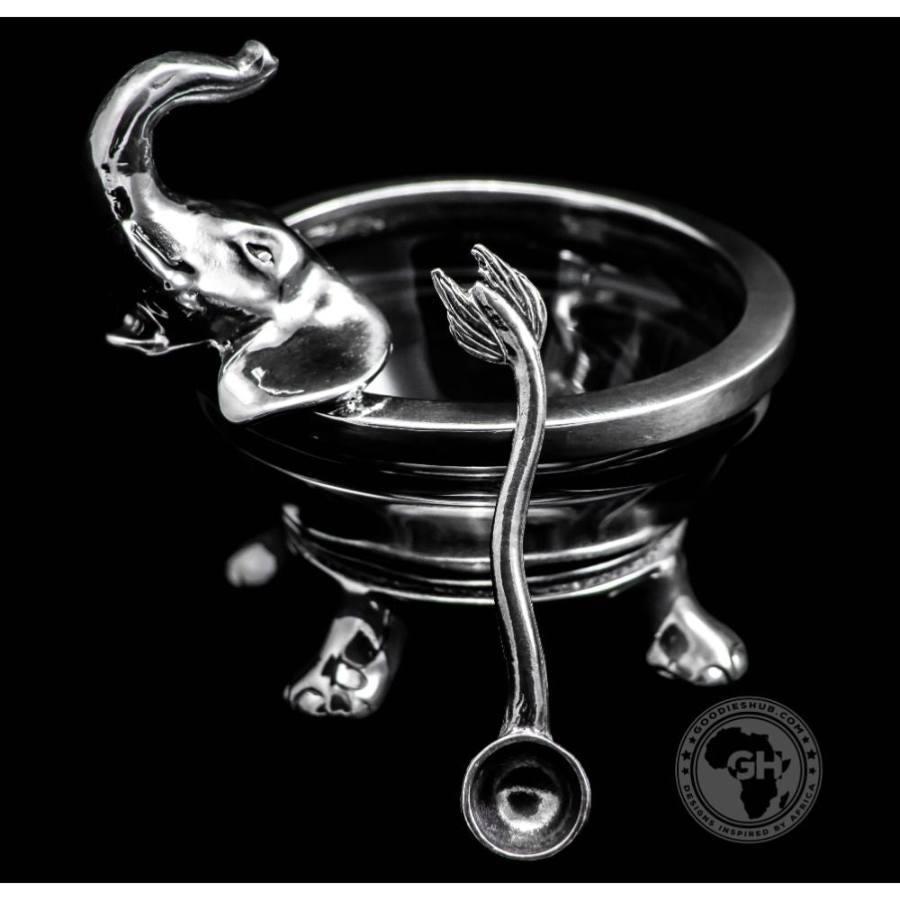 Bowl &amp; Spoon Mama Elephant - Earthangel