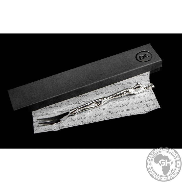 Mini Serving Fork (213mm) - Cheetah Africa Collection - Diana Carmichael