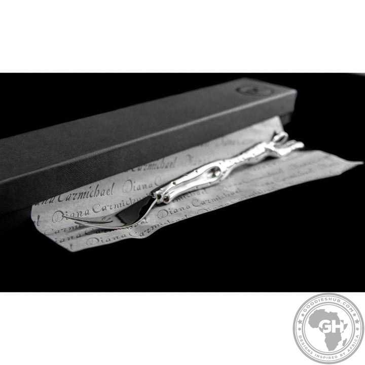 Mini Serving Fork (213mm) - Cheetah Africa Collection - Diana Carmichael