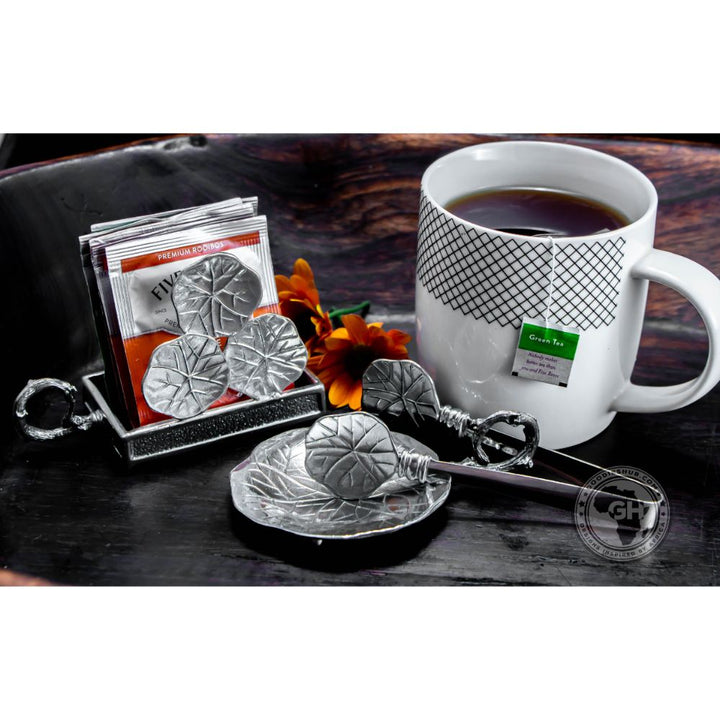 Leave Teabag Holder And Tongs - Nasturtium - Earthangel
