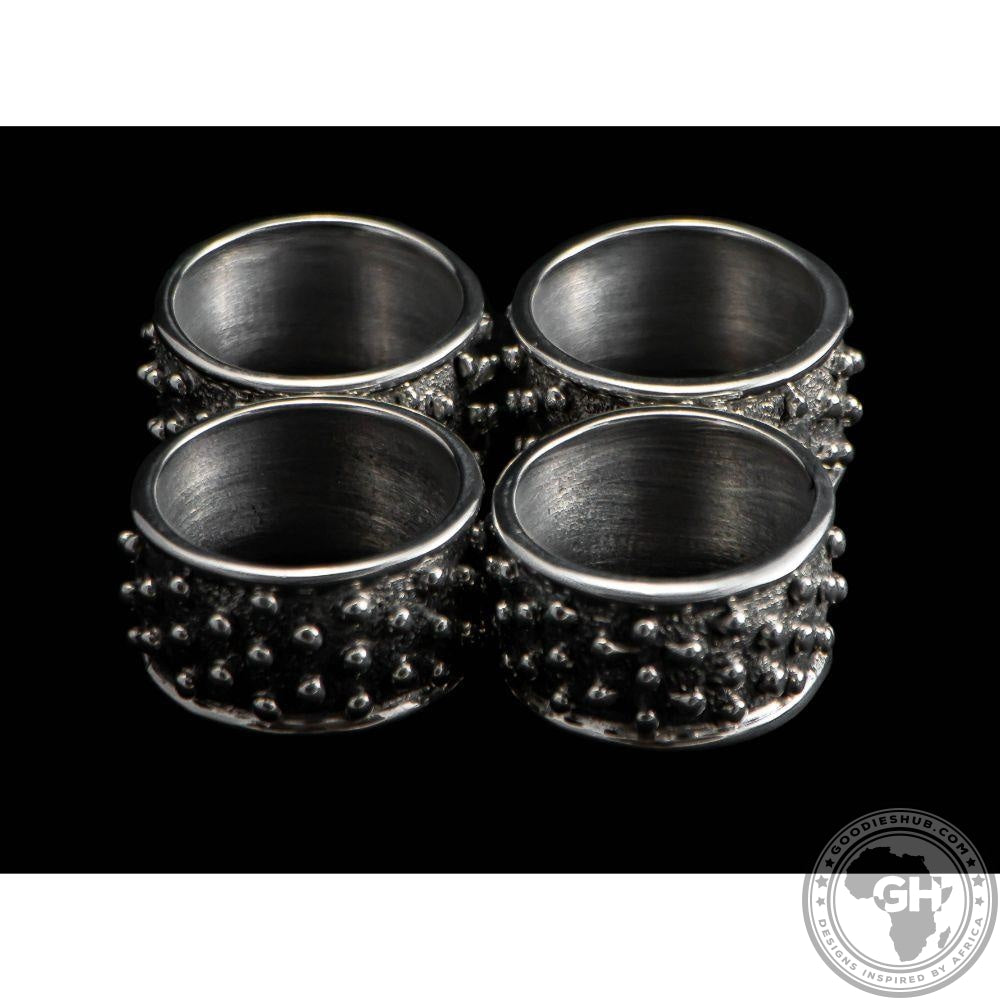 Napkin Ring Studded Set 4 - Studded Collection - Diana Carmichael