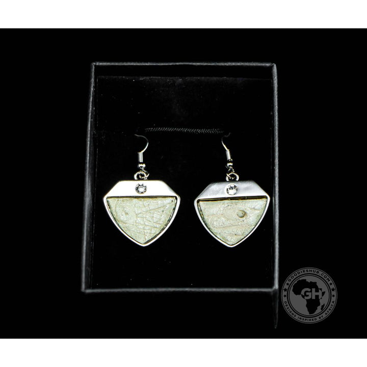 Ostrich Leather Earring - Soia
