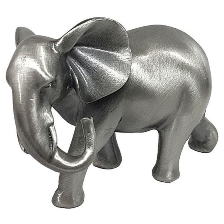 Elephant Trunk Down Pewter Sculpture