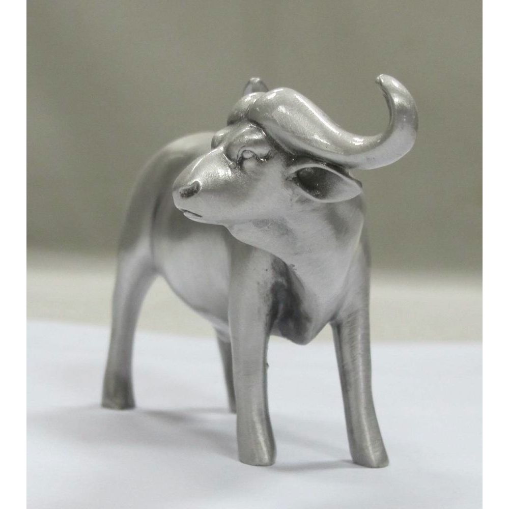 Buffalo Pewter Sculpture