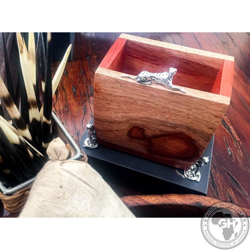 Pen Holder - Cheetah Africa Collection - Diana Carmichael