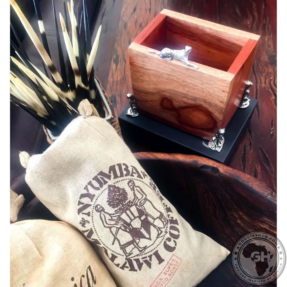 Pen Holder - Cheetah Africa Collection - Diana Carmichael