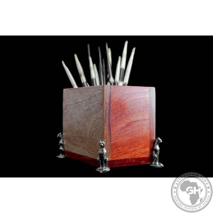Pen Holder - Cheetah Africa Collection - Diana Carmichael