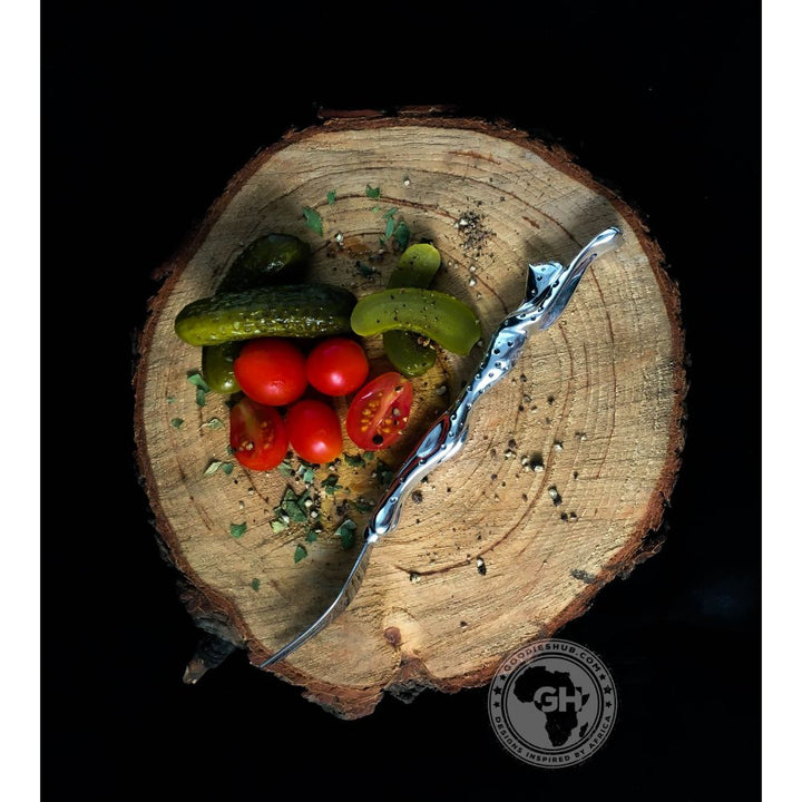 Pickle Fork 195mm - Cheetah Africa Collection - Diana Carmichael