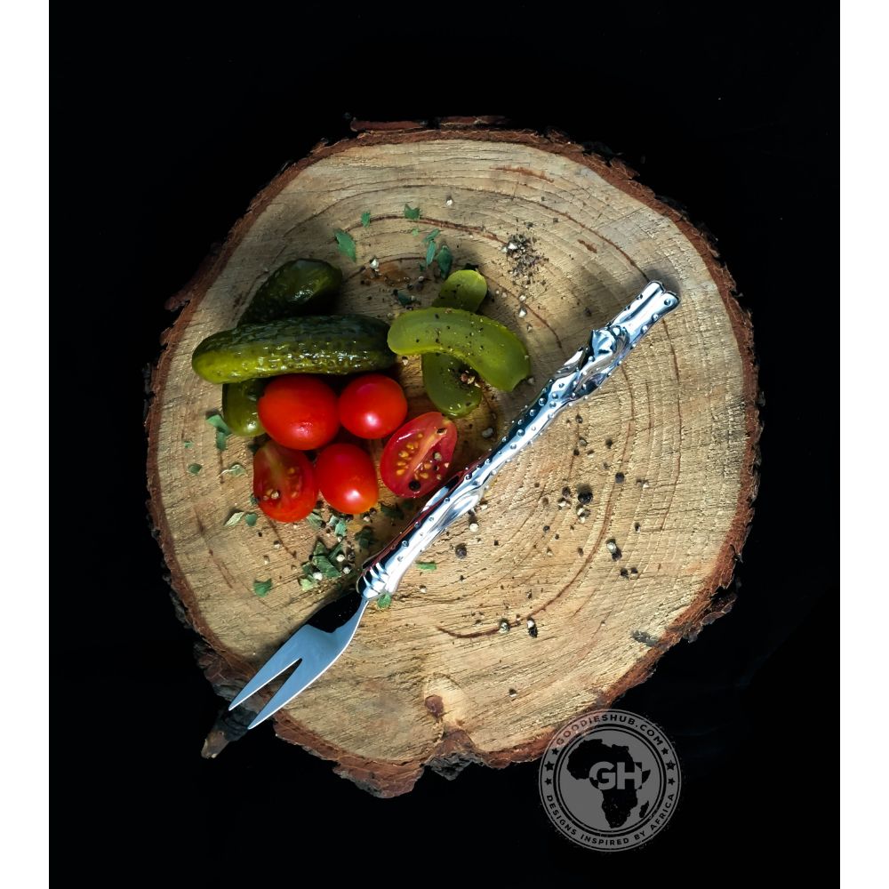 Pickle Fork 195mm - Cheetah Africa Collection - Diana Carmichael