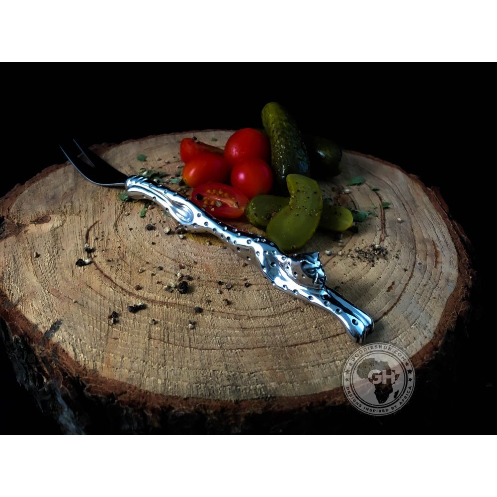 Pickle Fork 195mm - Cheetah Africa Collection - Diana Carmichael