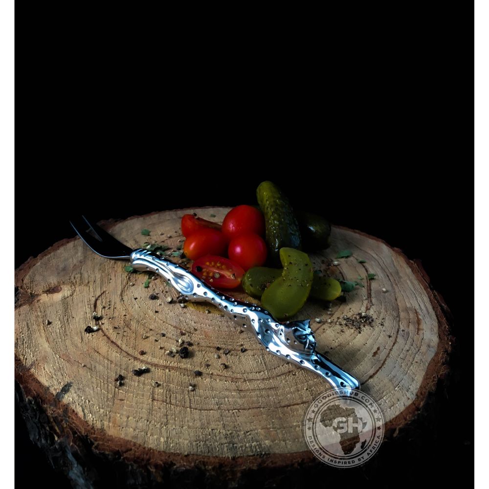 Pickle Fork 195mm - Cheetah Africa Collection - Diana Carmichael