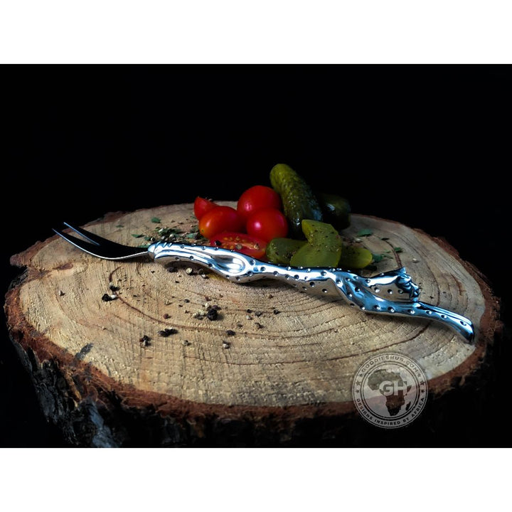 Pickle Fork 195mm - Cheetah Africa Collection - Diana Carmichael