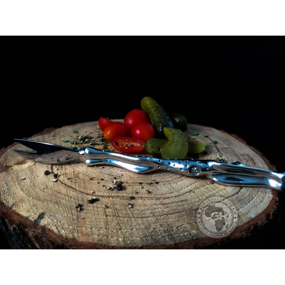 Pickle Fork 195mm - Cheetah Africa Collection - Diana Carmichael