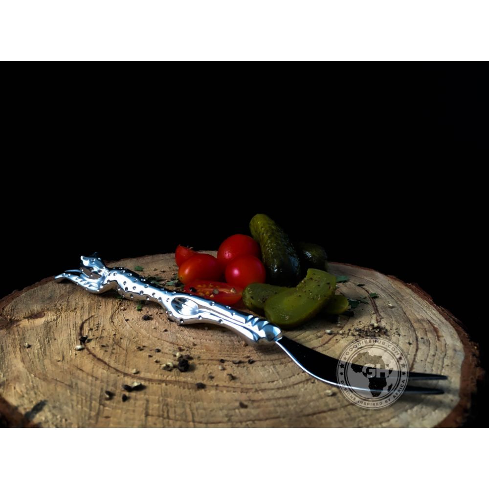 Pickle Fork 195mm - Cheetah Africa Collection - Diana Carmichael