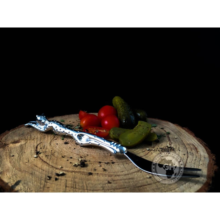 Pickle Fork 195mm - Cheetah Africa Collection - Diana Carmichael