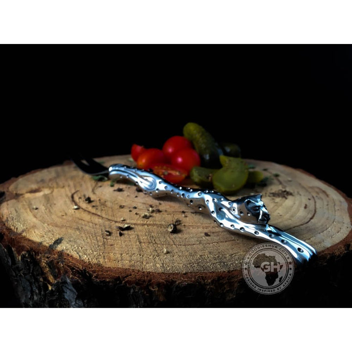 Pickle Fork 195mm - Cheetah Africa Collection - Diana Carmichael