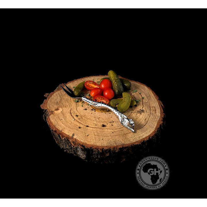 Pickle Fork (175mm) - Cheetah Africa Collection - Diana Carmichael