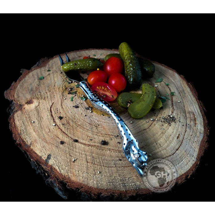 Pickle Fork (175mm) - Cheetah Africa Collection - Diana Carmichael