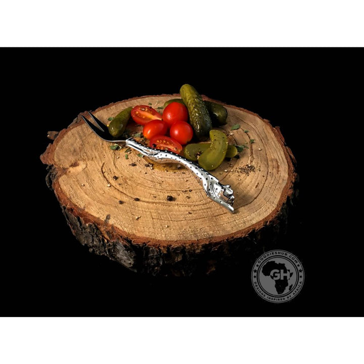 Pickle Fork (175mm) - Cheetah Africa Collection - Diana Carmichael