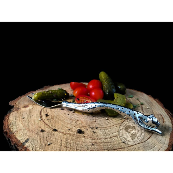 Pickle Fork (175mm) - Cheetah Africa Collection - Diana Carmichael