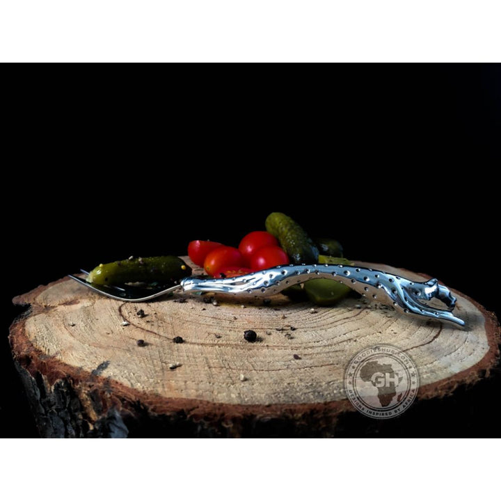 Pickle Fork (175mm) - Cheetah Africa Collection - Diana Carmichael