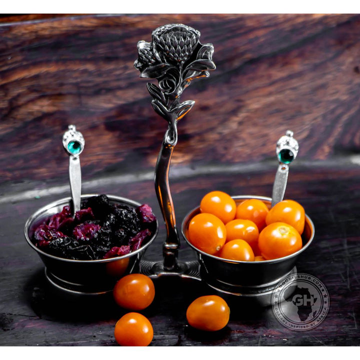 Twin Bowl Set - Protea - Earthangel