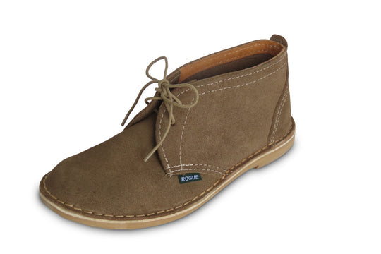 Rogue Ladies Sahara Vellie Shoe Fawn Suede