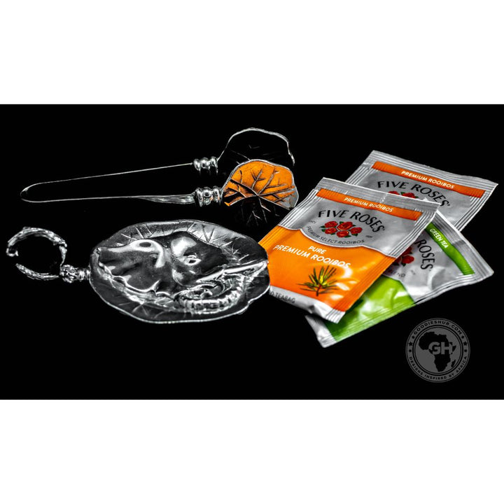 Regal Elephant Teabag Holder &amp; Tongs - Earthangel