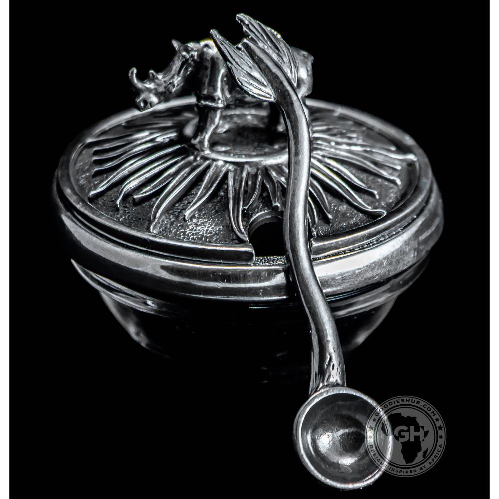 Rhino Lid Bowl And Spoon - Earthangel