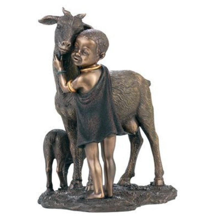 Tefu Dakika African Figurine Bronze Sculpture