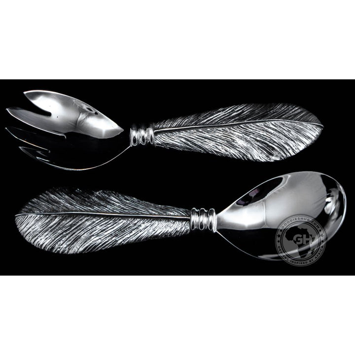 Salad Servers Short 12cm - Usiba Lwe Nyoni Collection - Diana Carmichael