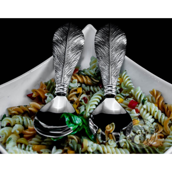 Salad Servers Short 12cm - Usiba Lwe Nyoni Collection - Diana Carmichael