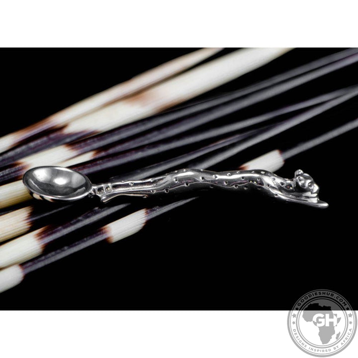 Salt Spoon - Cheetah Africa Collection - Diana Carmichael