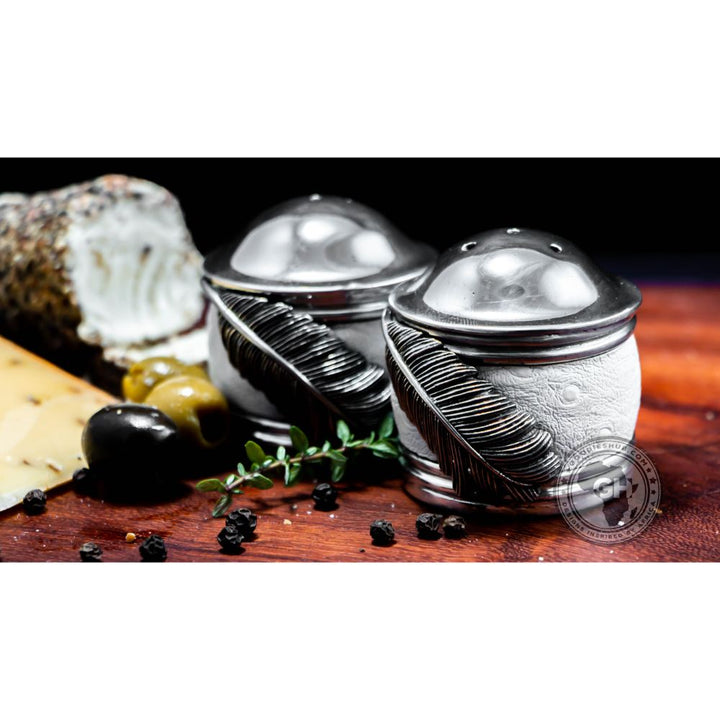 Salt &amp; Pepper Cellars Ivory  - Usiba Lwe Nyoni Collection - Diana Carmichael