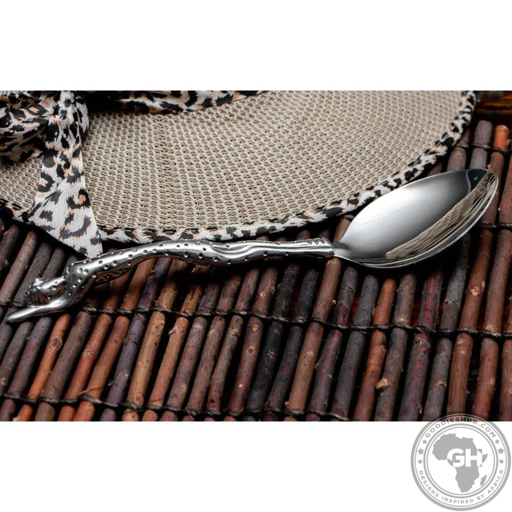 Serving Spoon Large - Cheetah Africa Collection - Diana Carmichael