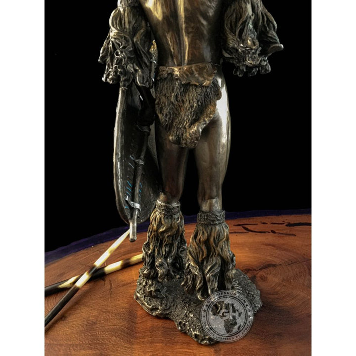 Shaka Zulu African Figurine Bronze Sculpture