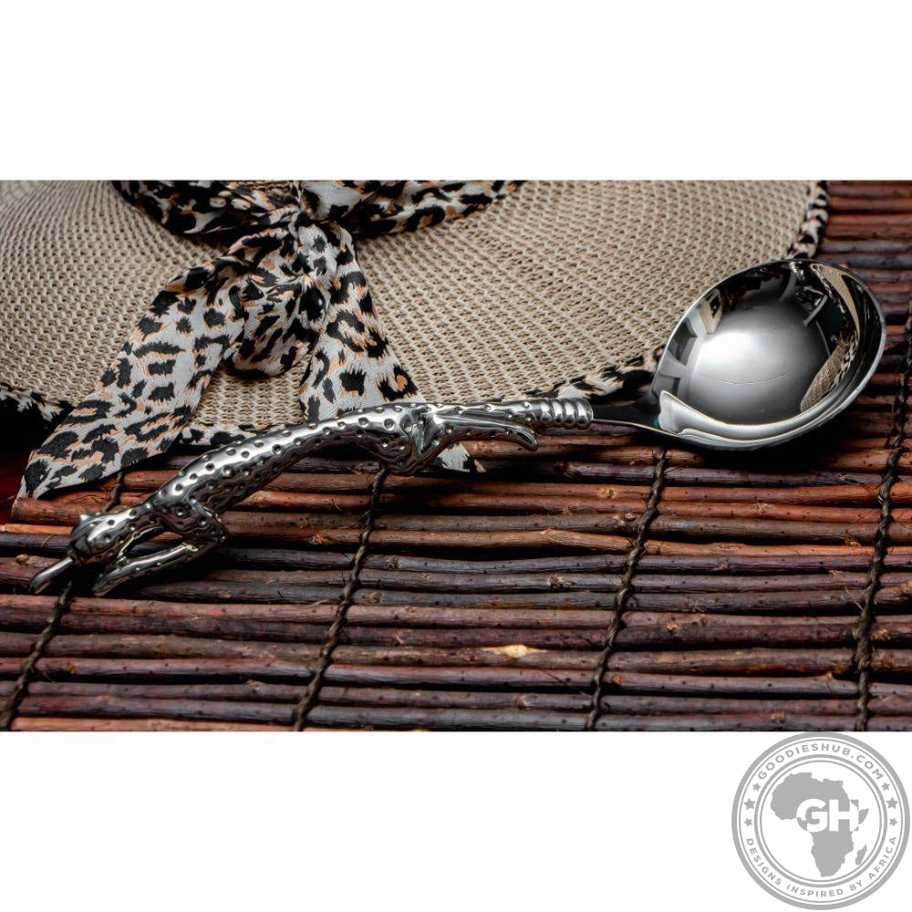 Soup Ladle - Cheetah Africa Collection - Diana Carmichael