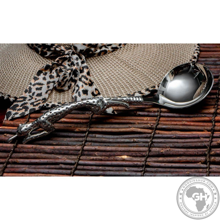 Soup Ladle - Cheetah Africa Collection - Diana Carmichael