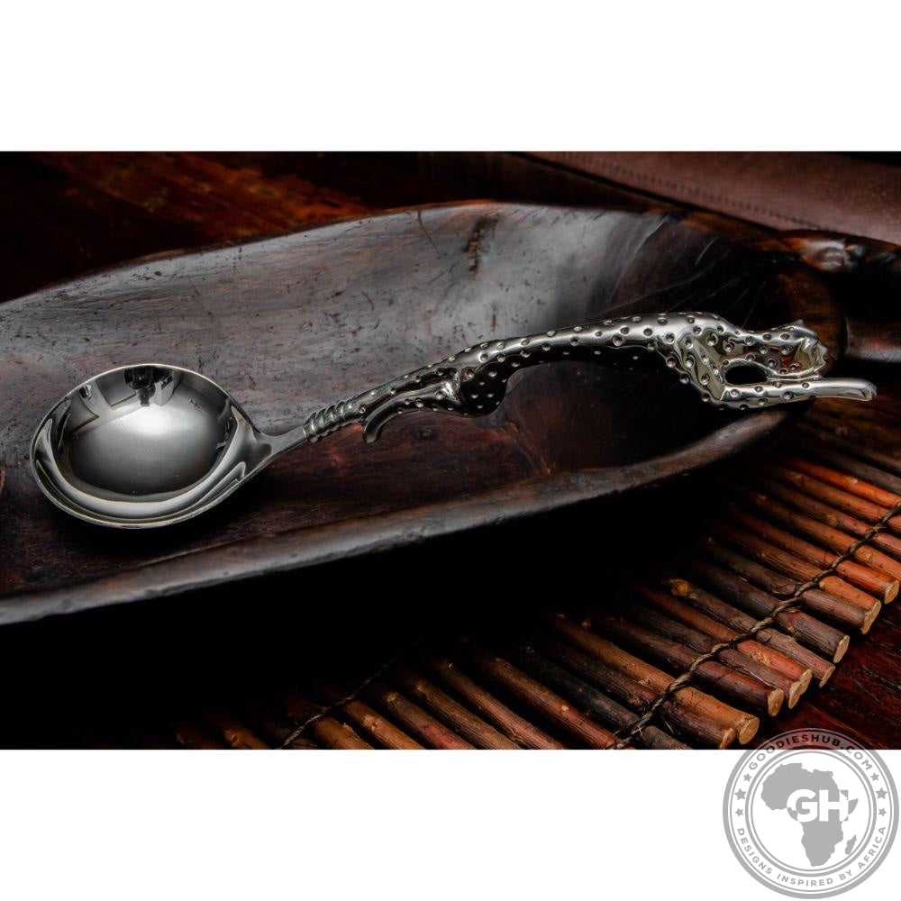 Soup Ladle - Cheetah Africa Collection - Diana Carmichael