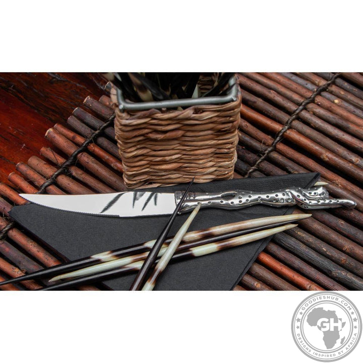 Steak Knife - Cheetah Africa Collection - Diana Carmichael