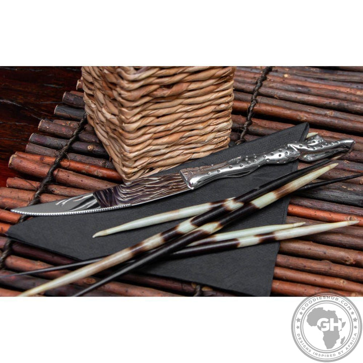 Steak Knife - Cheetah Africa Collection - Diana Carmichael