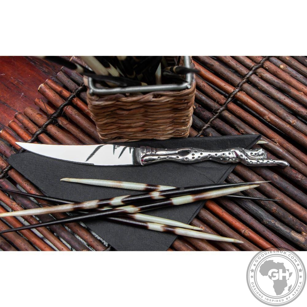 Steak Knife - Cheetah Africa Collection - Diana Carmichael